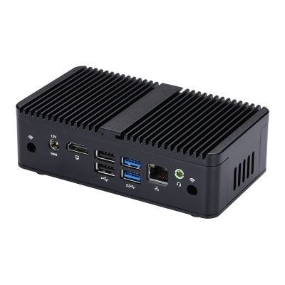 Qotom J4105 fanless Mini PC Windows nic intel cpu